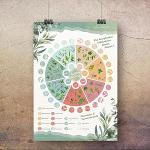 Mineralien-Spurenelemente-Rad A4